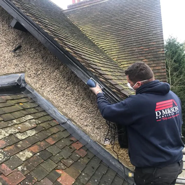 work on soffit
